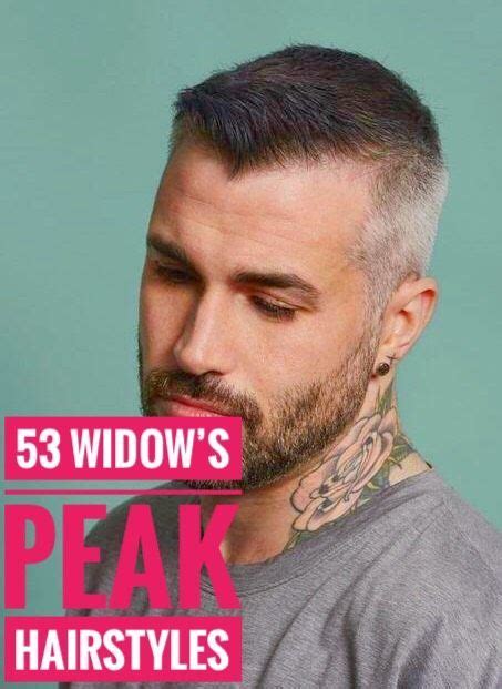 widows peak men|53 Widow’s Peak Hairstyles for Men